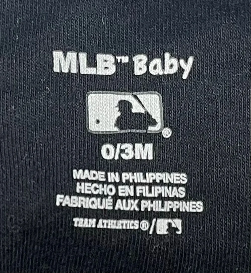 MLB Baby Black San Francisco Giants Bodysuit   Boys Size 0/3 Months